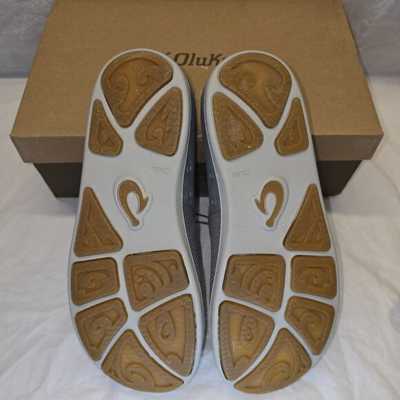 OluKai Nohea Moku Men's Size 10.5 in Sharkskin , 10283-GWGW, New in Box - Picture 7 of 8